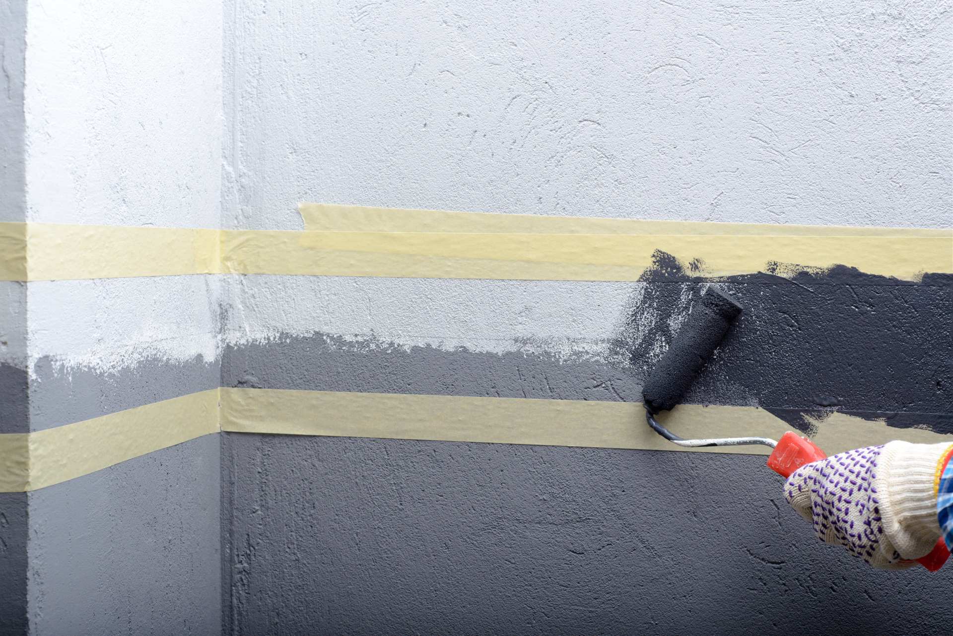 Måla ett vägghörn